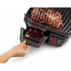 Tefal Ultra Compact Classic Grill - Sleek Black/Titanium Design for Perfect Grilling Every Time!